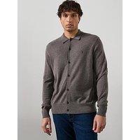 Allsaints All Saints Kilburn Knitted Cardigan - Grey