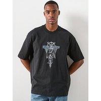 Allsaints All Saints Swords Short Sleeve Crew Neck T-Shirt - Black