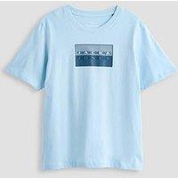 Jack & Jones Mini Younger Boys Omphalodes Fusion Dots Short Sleeve T-Shirt - Light Blue