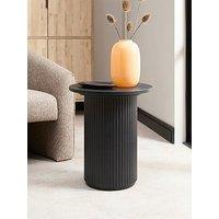 The Very Collection Carina Full Side Table - Black