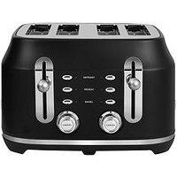 Rangemaster Rmcl4S304Bk Classic Toaster In Matt Black