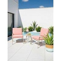 The Very Collection Palm Springs Bistro Set - Pink