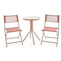 The Very Collection Hawaii 3 Piece Bistro Set- Clay