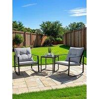 The Very Collection Santa Monica Rocker Set With Padded Seats