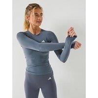 Adidas Womens Training Workout Essentials Plus T-Shirt - Grey