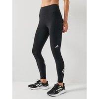 Adidas Womens Running Adi365 Iconic Stripes Tights - Black