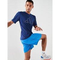 Adidas Mens Training Workout Essentials T-Shirt - Blue
