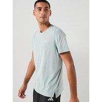 Adidas Mens Running Adi365 Iconic Stripes T-Shirt - Green