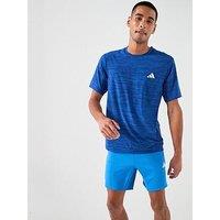 Adidas Mens Training Workout Essentials T-Shirt - Blue