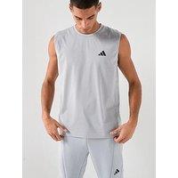 Adidas Mens Training Workout Essentials Tank - Grey