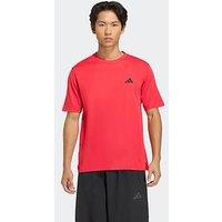 Adidas Mens Training Workout Essentials T-Shirt - Red