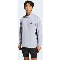 Adidas Mens Training Tech 1/4 Zip - Grey