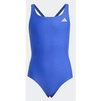 Adidas Junior Girls Essentials V Back Swimsuit - Blue