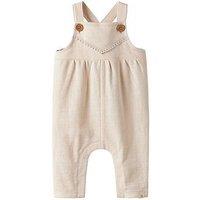Lil Atelier Baby Girls Jersey Dungarees - Pink