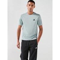 Adidas Mens Training Workout Essentials T-Shirt - Green