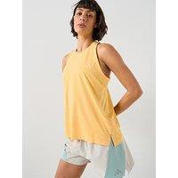 Adidas Womens Running Adi365 Iconic Stripes Tank - Orange