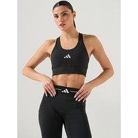 Adidas Womens Training Running Medium Support Bra - Black