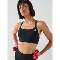 Adidas Womens Training Workout Essentials Light Support Bra - Black