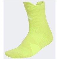 Adidas Unisex Running Crew Socks - Yellow