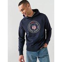 Gant Graphic Hoodie - Navy