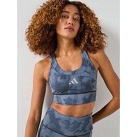 Adidas Womens Training Running Medium Support Bra - Black