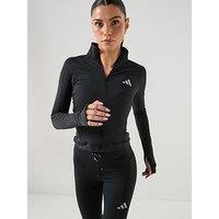 Adidas Womens Running Adi365 Seasonal Zip Jacket - Black