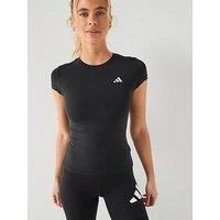 Adidas Womens Training Workout Essentials Plus T-Shirt - Black