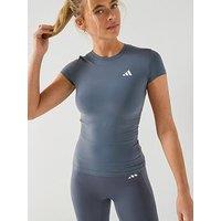 Adidas Womens Training Workout Essentials Plus T-Shirt - Grey