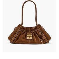 Marc Jacobs The Suede Cristina Small Satchel - Brown