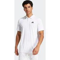 Adidas Mens Tennis Club Polo - White