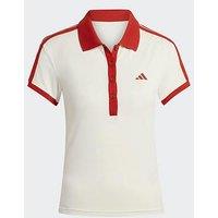 Adidas Womens Tennis Heritage Polo - White
