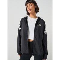 Adidas Womens Running Adi365 Iconic Stripes Jacket - Black