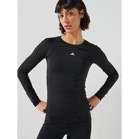 Adidas Womens Training Techfit T-Shirt - Black