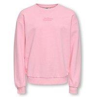 Only Kids Girls Strawberry Back Print Sweat - Light Pink