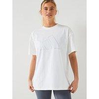 Adidas Womens Training Workout Essentials Plus T-Shirt - White
