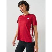 Adidas Womens Training Workout Essentials T-Shirt - Red