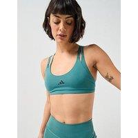 Adidas Womens Training Power Light Support Bra - Green