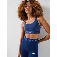 Adidas Womens Running High Support Bra - Blue