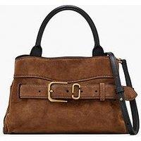 Marc Jacobs The Small Satchelsea Boot Suede Dakota - Brown