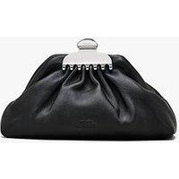 Marc Jacobs The Small Claw Clip Clutch Bag - Black