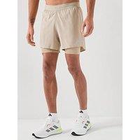 Adidas Mens Running Adi365 Essentials 2In1 Shorts - Green