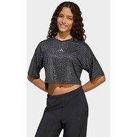 Adidas Junior Girls Training Future Icons T-Shirt - Black