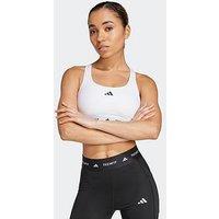 Adidas Womens Training Techfit Medium Support Bra - White