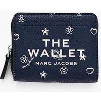 Marc Jacobs The Mini Compact Wallet Bandana - Blue