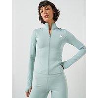 Adidas Womens Training Workout Essentials Track Top - Green