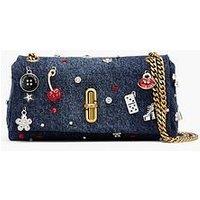 Marc Jacobs The Trinket Charm Denim Dual Chain Mini Bag - Blue