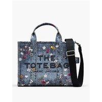 Marc Jacobs The Trompe L'Oeil Trinket Canvas Medium Tote Bag - Blue