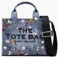 Marc Jacobs The Trompe L'Oeil Trinket Canvas Small Tote Bag - Blue