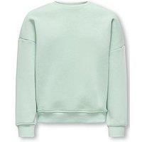 Only Kids Girls Oversized Co-Ord Sweat - Light Green