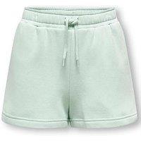 Only Kids Girls Co-Ord Sweat Shorts - Light Green